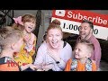 Hitting 1 MILLION subscribers *on camera REACTION*