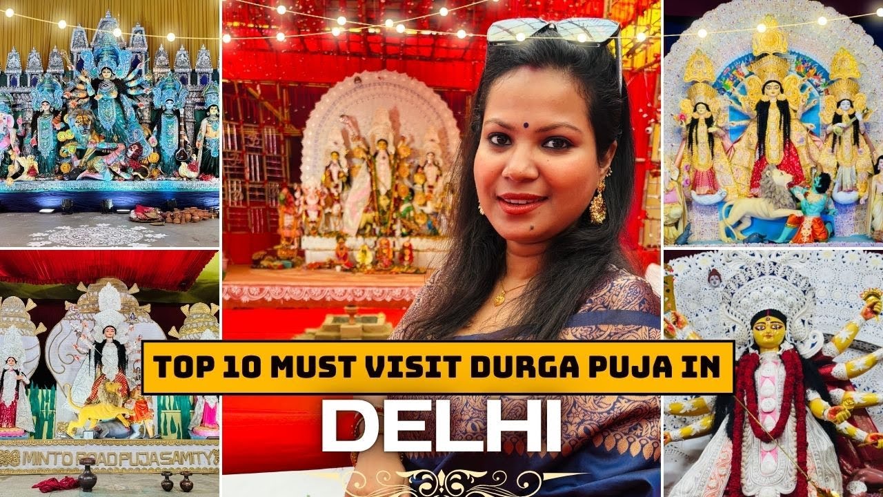 ✨Top Durga Puja Pandals in Delhi I Durga Puja Pandal Tour 2025 I Nearest Metro Station 