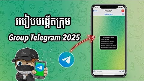របៀបបង្កើតGroup Telegram 2025-how to create group on telegram 2025