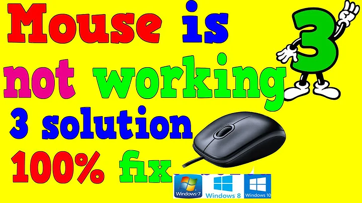 mouse is not working windows 7 / 8 / 10 !!! 100% fix