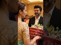 Celebrity Wishes Pour In ✨🎬Trisha Krishnan extended her wishes to Chief Minister Vijay #tvk #vijay