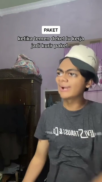 KETIKA TEMEN DEKET LU KERJA JADI KURIR PAKET.. 😂 #sadjoni