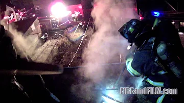 Helmet Camera: Two House Fires - 1/1/14