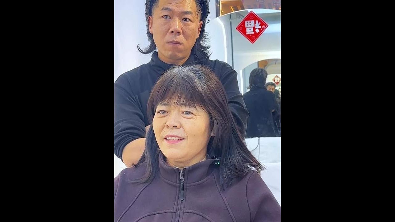 谁说58岁只能当奶奶？挑战“剪4遍”极致减龄，发量大姐的高级感改造！
