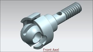 Front Axel (Video Tutorial) Siemens NX