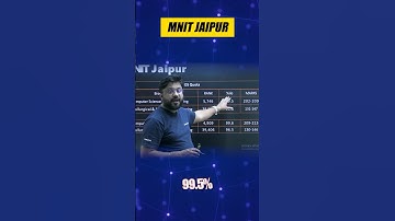 Marks Required to Get MNIT Jaipur CSE Branch! #jeemain2025 #mnitjaipur #jee #nit #shortsfeed