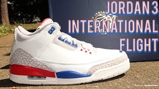 jordan 3 international flight on feet