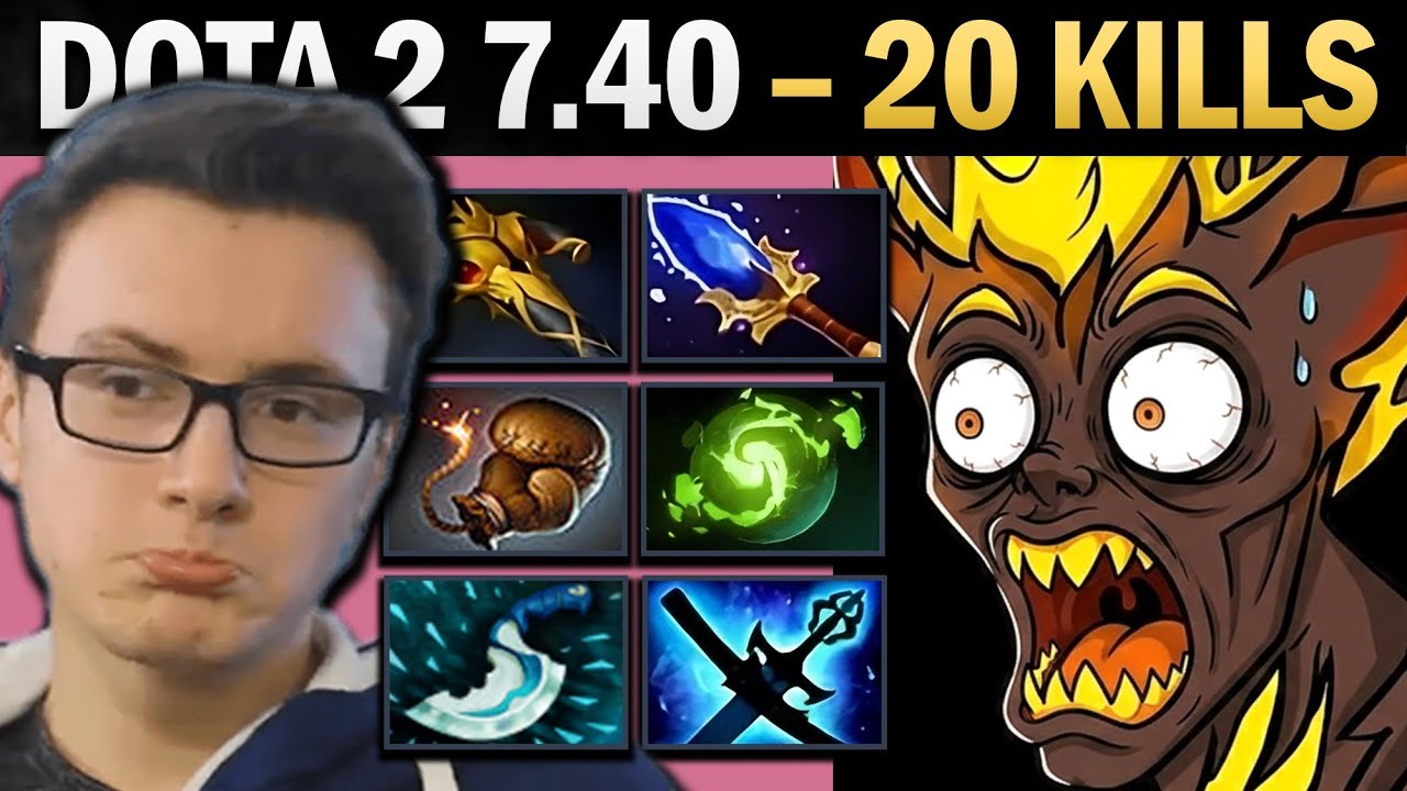 Shadow Fiend Pro MID with Refresher and 1000 GPM - Dota 7.41