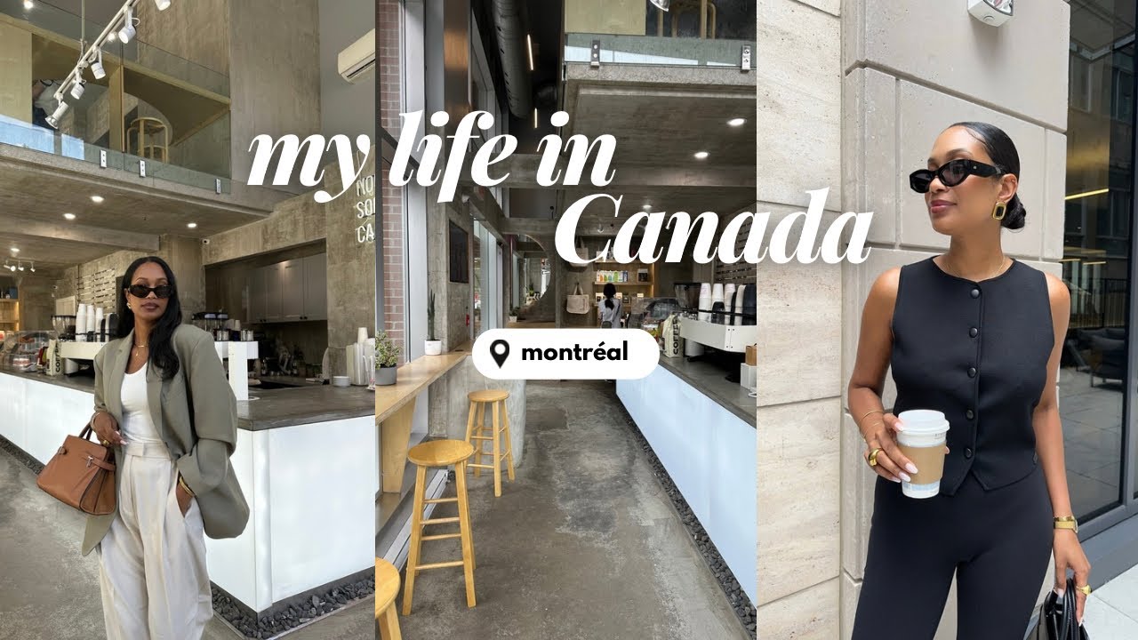 (Kim) Living alone in Canada 🇨🇦 my real life in Montreal, work from home, coffeeshop, pilates..