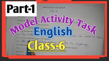 Class6|| English|| Model Activity Task-1//ষষ্ঠ শ্রেণী ইংরেজি মডেল অ্যাক্টিভিটি Part-1 [243]
