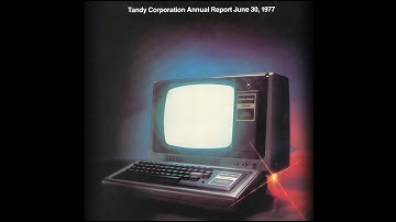 1977 Tandy Annual Reports - Charles Tandy, Radio Shack