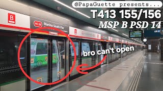 [Faulty PSD] ALS R151 (155/156) Arriving & Departing NS28 Marina South Pier