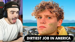 Reacting to The Dirtiest Job in America by Ryan Trahan