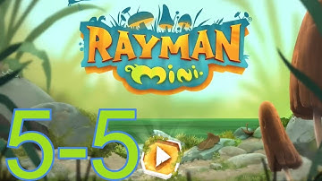 Rayman Mini 5-5: The Fall Guy - 100% Walkthrough Gameplay - APPLE ARCADE