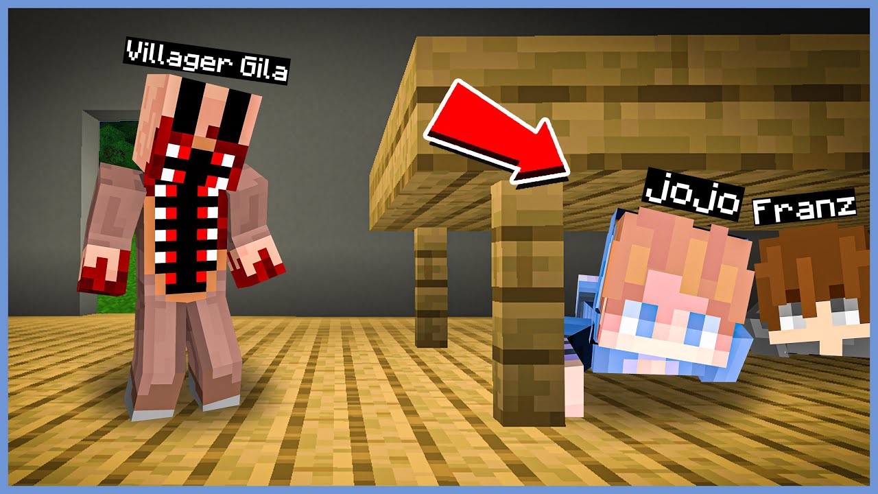 JOJO & FRANZ DI KEJAR VILLAGER GILA di MINECRAFT!