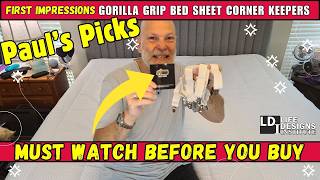 Bed Sheet Holders to Keep Sheets Tight | Paul’s Picks | Gorilla Grip Sheet Straps