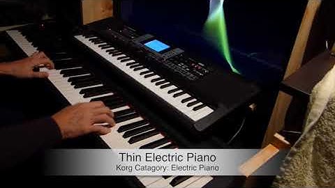 Korg microARRANGER - Tutorial / Review #5- SOUNDS - Electric Pianos