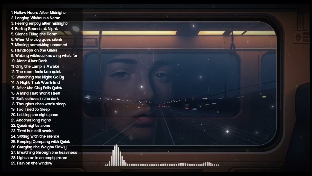🌑 Deep Lonely Lofi Music | Night Sounds for Empty Feelings
