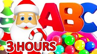 Kids Christmas Songs 3 Hours | Xmas Carols Collection | Jingle Bells, Santa Claus, Rudolf, Frosty
