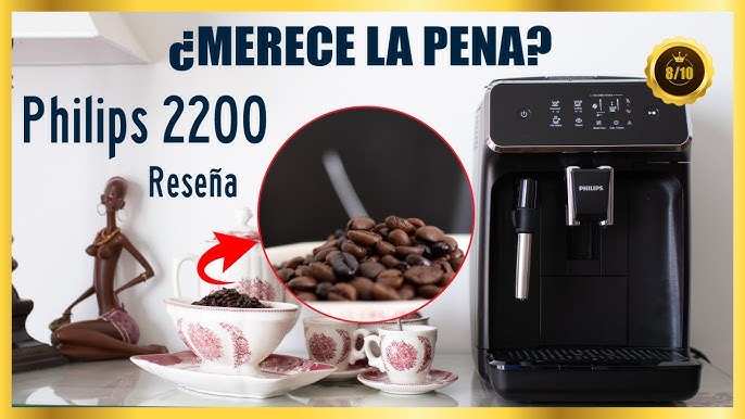 LA MEJOR CAFETERA PARA TU HOGAR - Philips Serie 2200 Cafetera  Superautomática - Espumador de Leche 