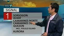 Saksi: Typhoon Dodong, bumilis at lumakas pa habang papalapit ng Luzon