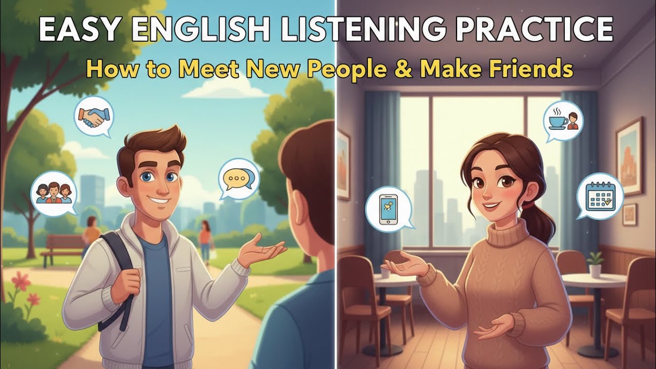 English Conversation Practice | How to Make Friends as an Adult 🤝 | B1-B2 Level | SciFluency Podcast