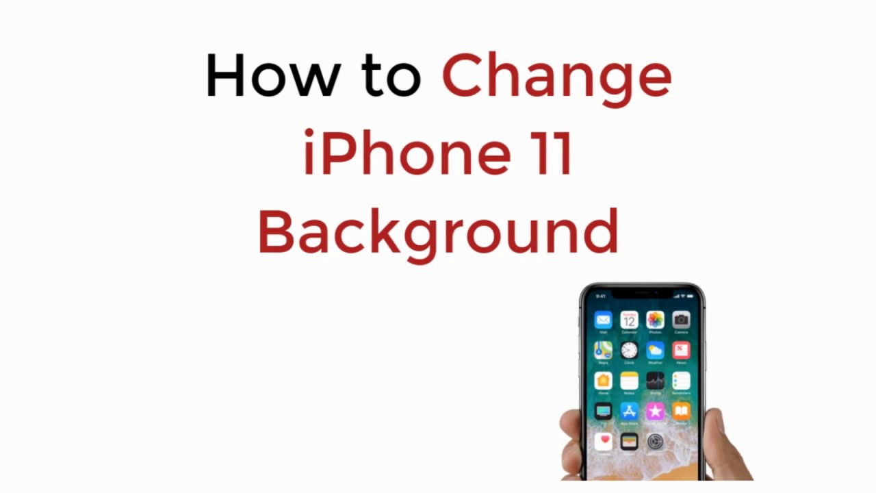 IPhone 11 Pro Max How To Change IPhone 11 Background YouTube IPhone 11 Pro Max How To Change IPhone 11 Background YouTube