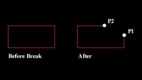 Lesson 31: AutoCAD Break and Break at Point Commands II Break and Join Command