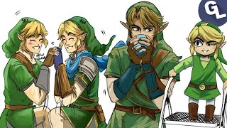 Zelda comics with just Link