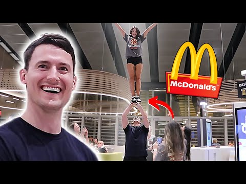 Stunting Random People In A McDonald S