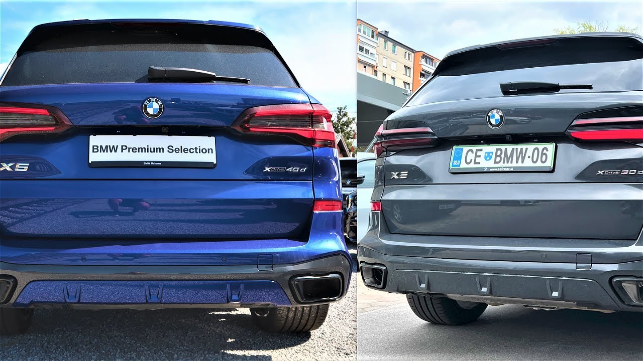 New Bmw X5 Facelift 2024 vs 2023 Bmw X5 - REVS and Exhaust sound ...