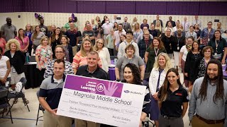 Subaru Loves Learning Surprise Event at Magnolia Middle School