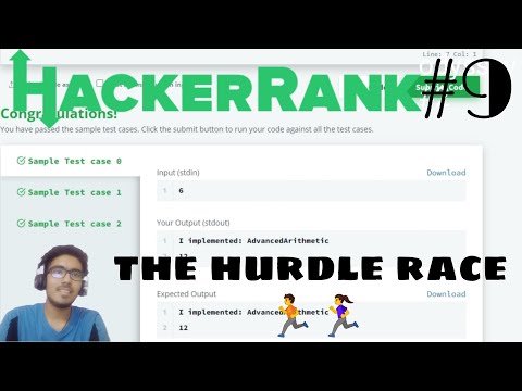 The Hurdle Race Problem || HackerRank || GamingMech || #9