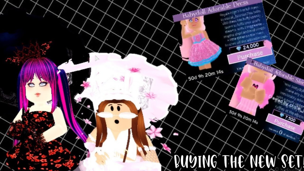 BUYING THE NEW BABYDOLL ADORABLE SET WITH LOTTIEDIY! ROYALE HIGH