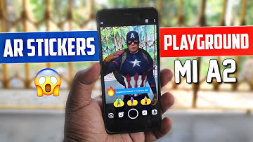 How to Install Ar Stickers on Mi A2 or Any Android | Google Playground on Mi A2 | GCam 7