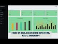 Tutoriel JavaScript - Faire un tableau de Bord  [JavaScript Modern Dashboard with No Bootstrap]