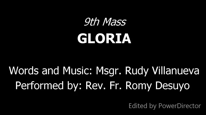 9th Mass - Gloria - R. Villanueva