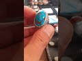 @natural turquoise,pirus mesir urat merah dim 24x14x13 mm ring perak HM 🥰👍