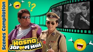 Hasna Zaroori Hai – Bollywood Best Comedy Scenes Ever - Johnny Lever - Paresh Rawal - Govinda