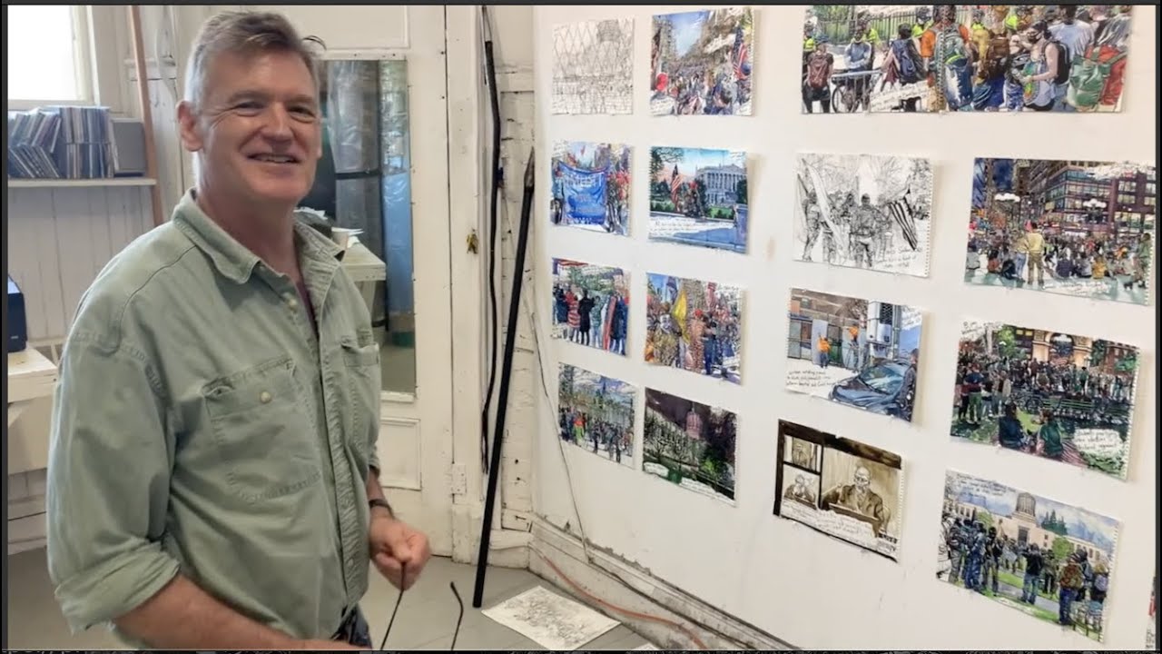 IN THE STUDIO WITH Painter Steve Mumford