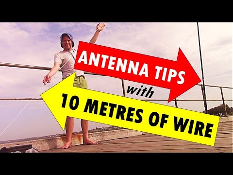 What can you do with 10 metres of wire as an antenna