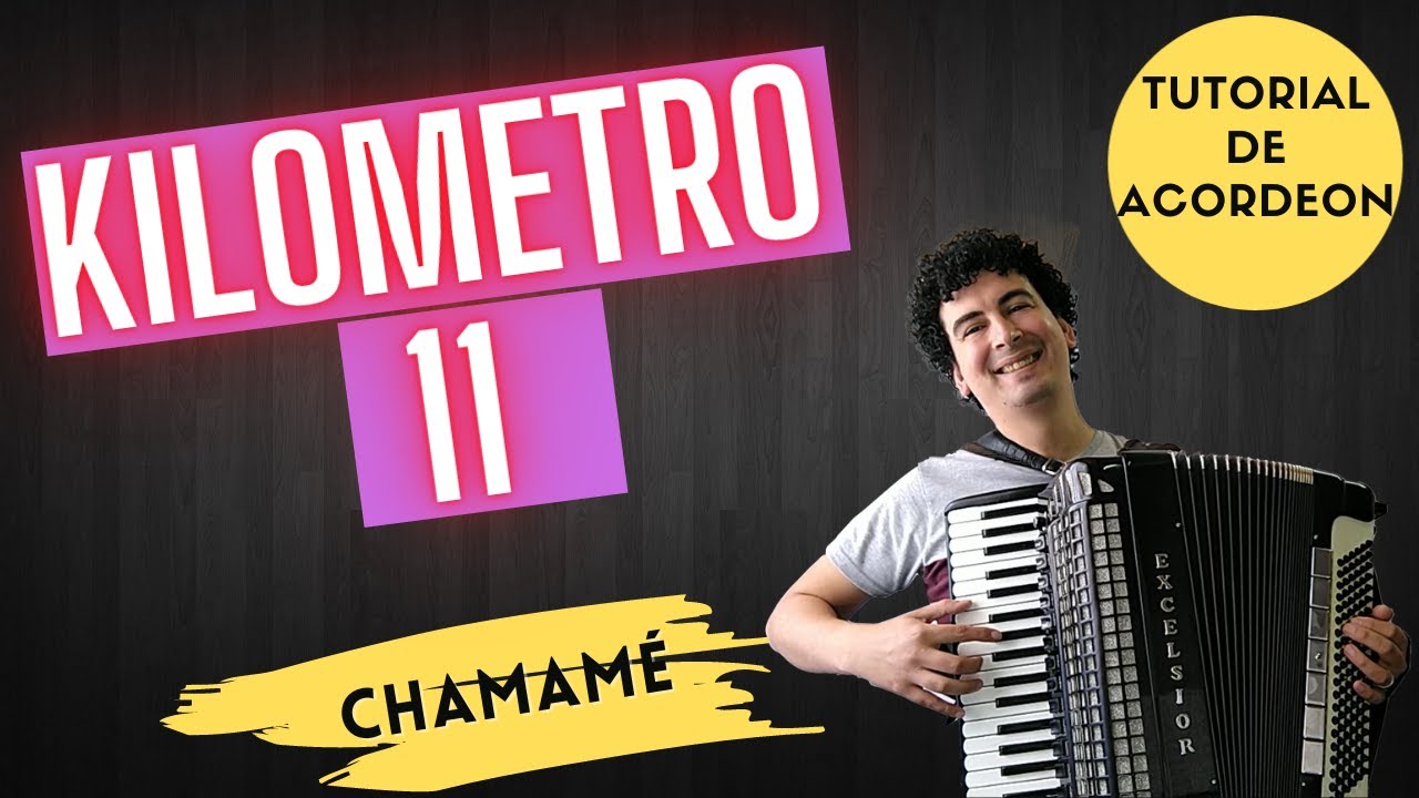 🚀 KILOMETRO 11 - TUTORIAL DEL CHAMAME CON PARTITURA EN ACORDEON DE JUGUETE - FACIL - PRINCIPIANTES