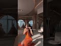 To order this orange dress DM reineecouture A sculpted strapless gown in vivid orange, featuring a