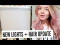 TESTING OUT NEW LIGHTING + HAIR UPDATE | sophdoesvlogs
