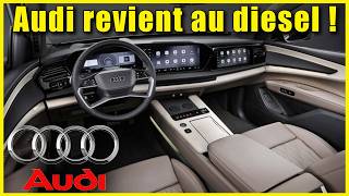 Audi Revient Au Diesel