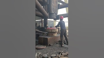 How to perform stamping and drilling of circular iron columns?