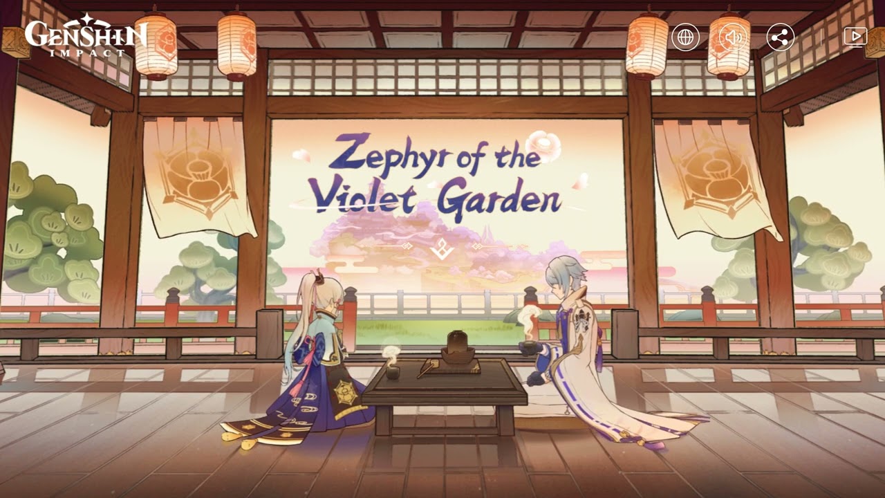 Zephyr of the Violet Garden Ost EXTENDED (Genshin impact)