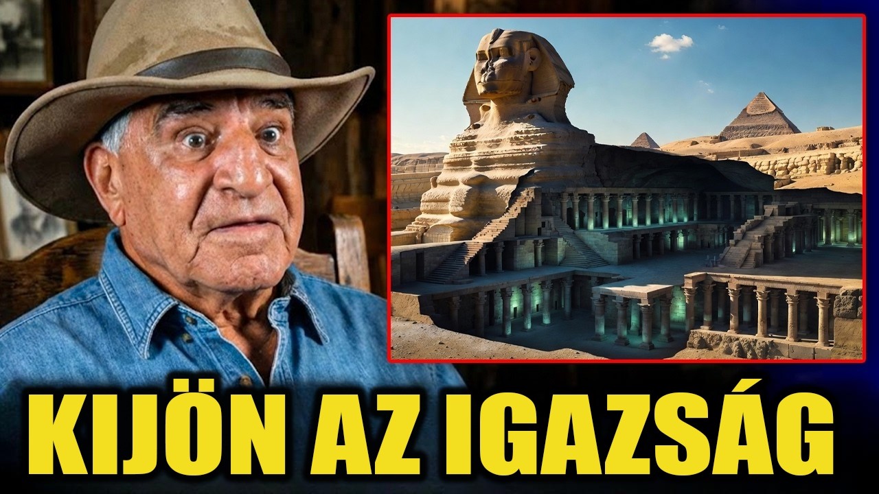 VÉGRE LELEPLEZVE_ A _Gép_, amelyet a Szfinx alatt találtak Zahi Hawassra