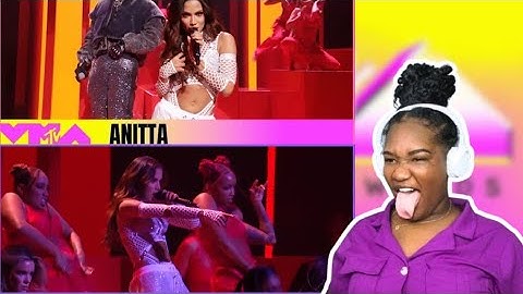 ANITTA Perform "Paradise", "Alegria"  and "Savage Funk" at the VMAs REACTION