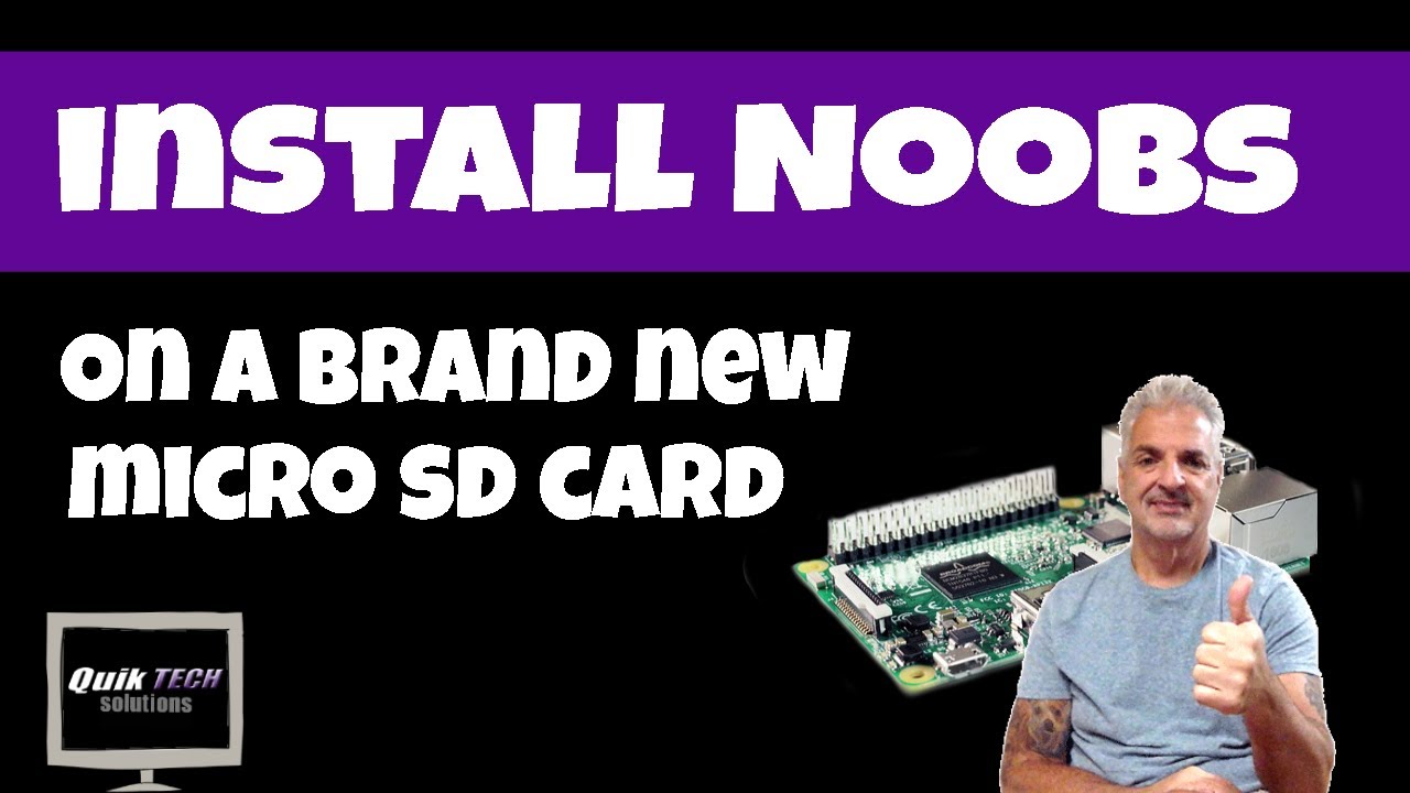 Prepare New SD Card For Raspberry Pi OS: Download NOOBS – azurecurve